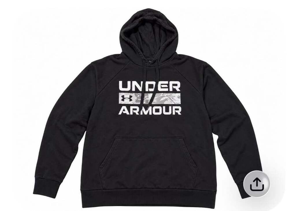 Under Armour Men’s Black Camo Logo Pullover